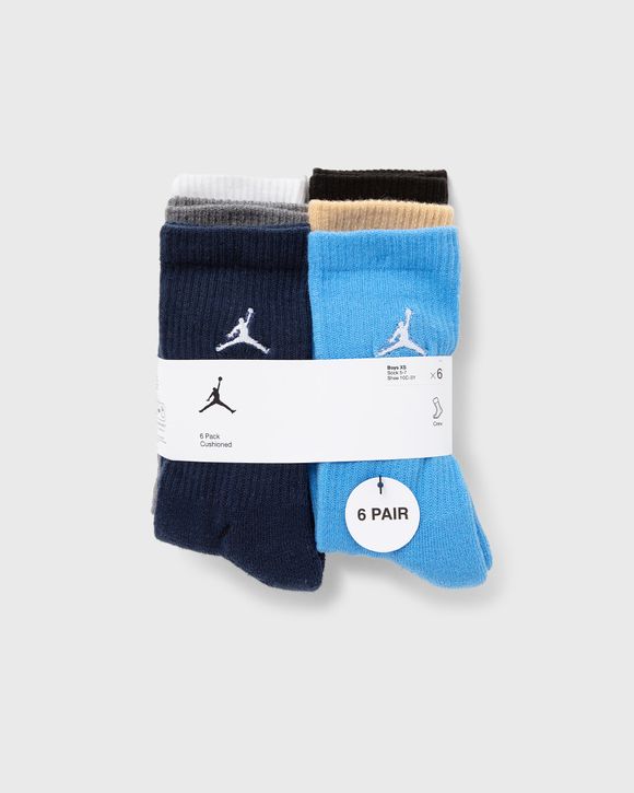 Chaussettes Jordan 6W-6PK Crew Enfants GJ0484-A9Y 