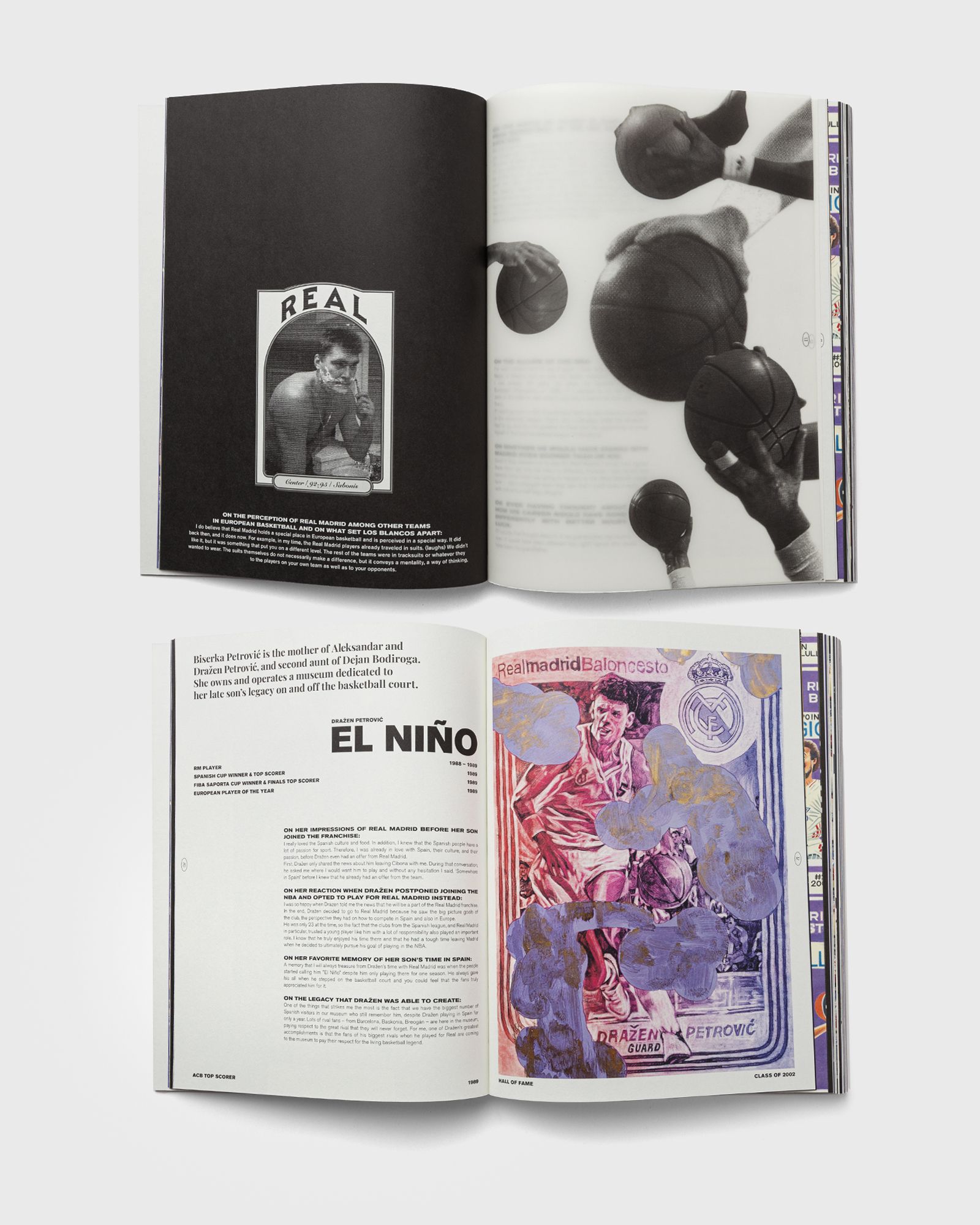 European Basketball Heritage Series Book - Madrid