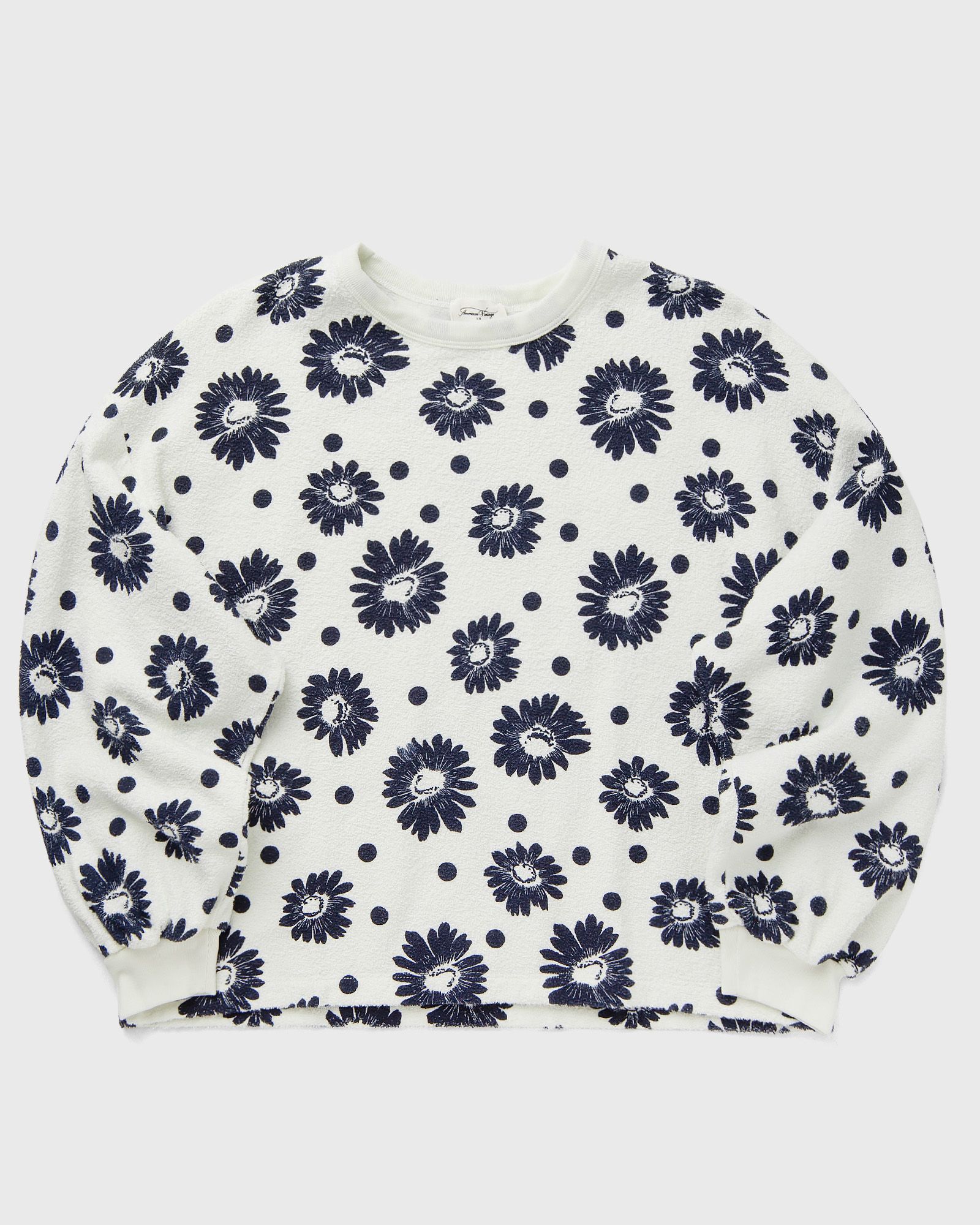 SWEAT DROIT ML COL ROND