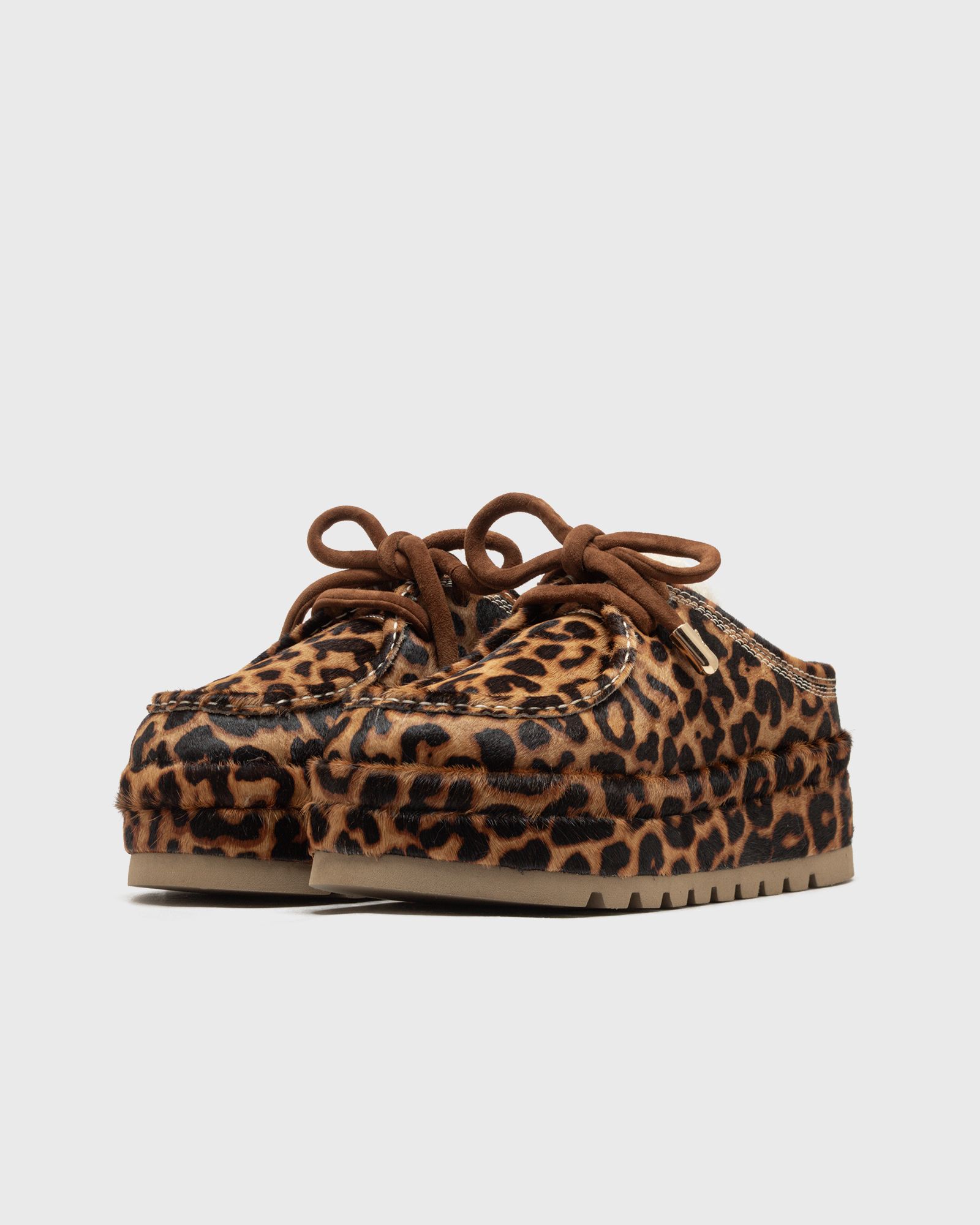 Blizzard Leopard Pony Suede/Shearling