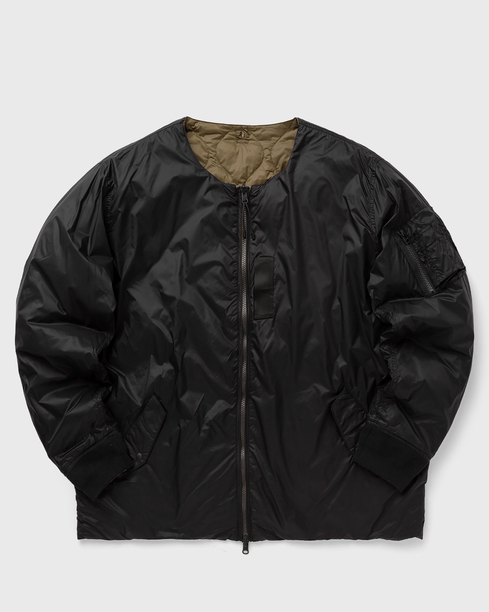 Taion - reversible ma-1 type inner jacket men windbreaker black in größe:xxl