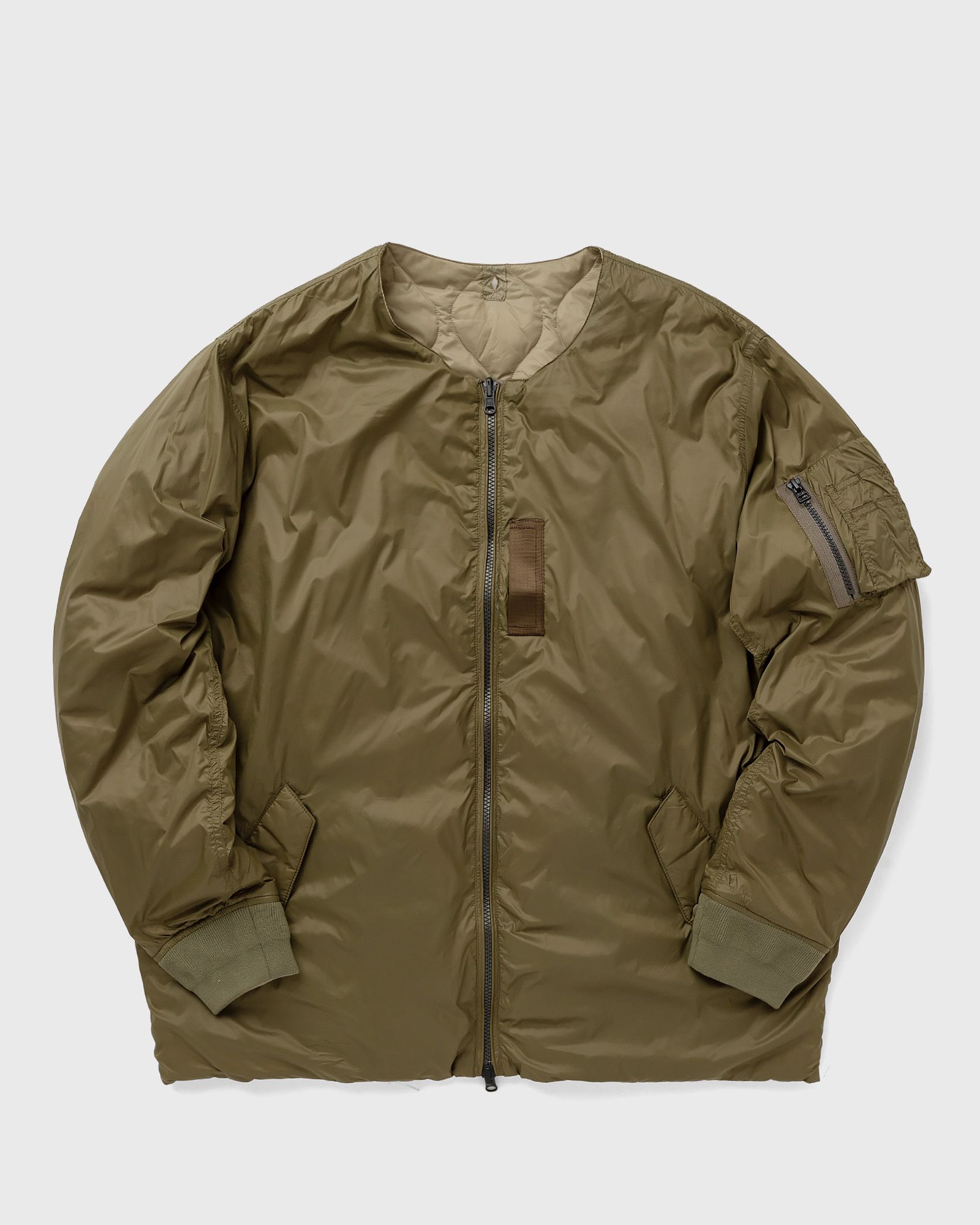 Taion - reversible ma-1 type inner jacket men windbreaker green in größe:xxl