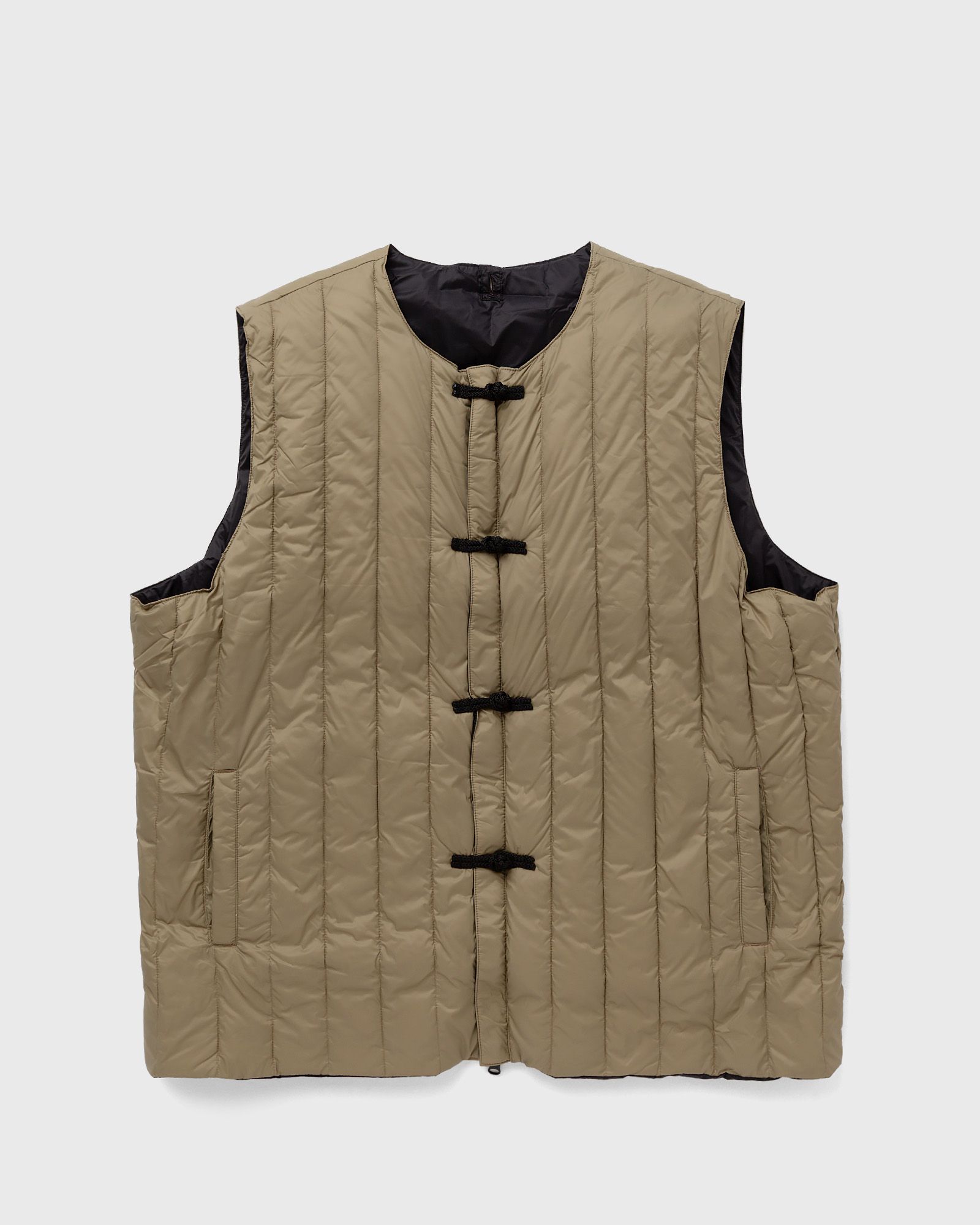 Taion - reversible china  inner vest men vests beige in größe:xxl