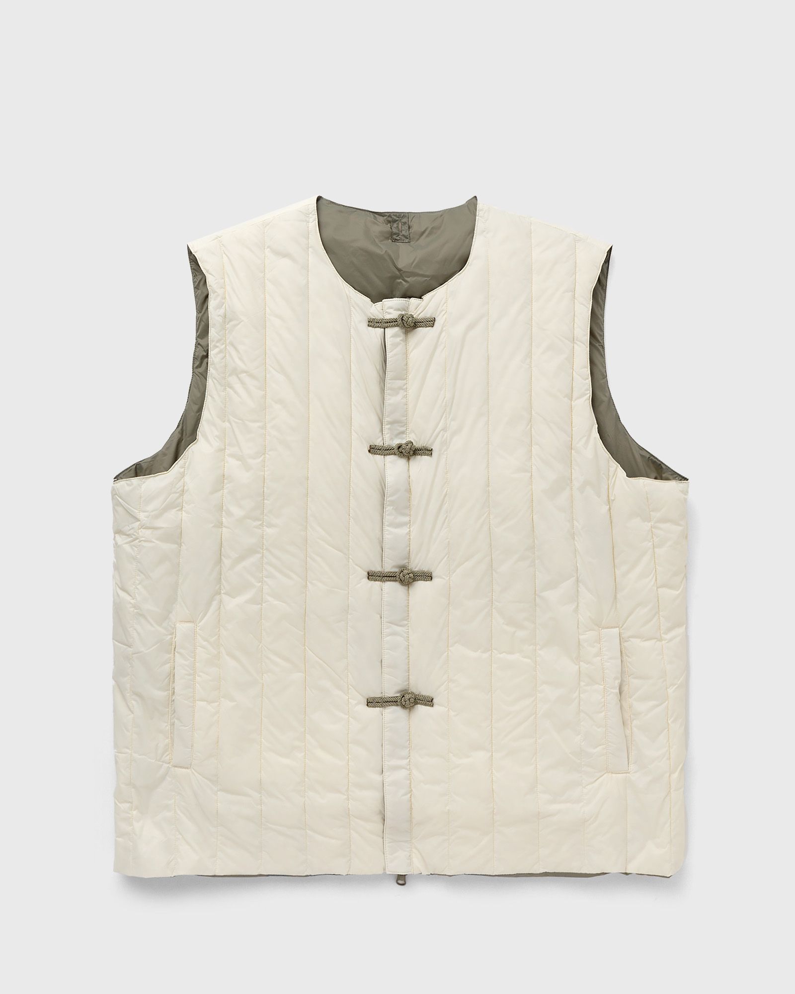 Taion - reversible china  inner vest men vests white in größe:xl