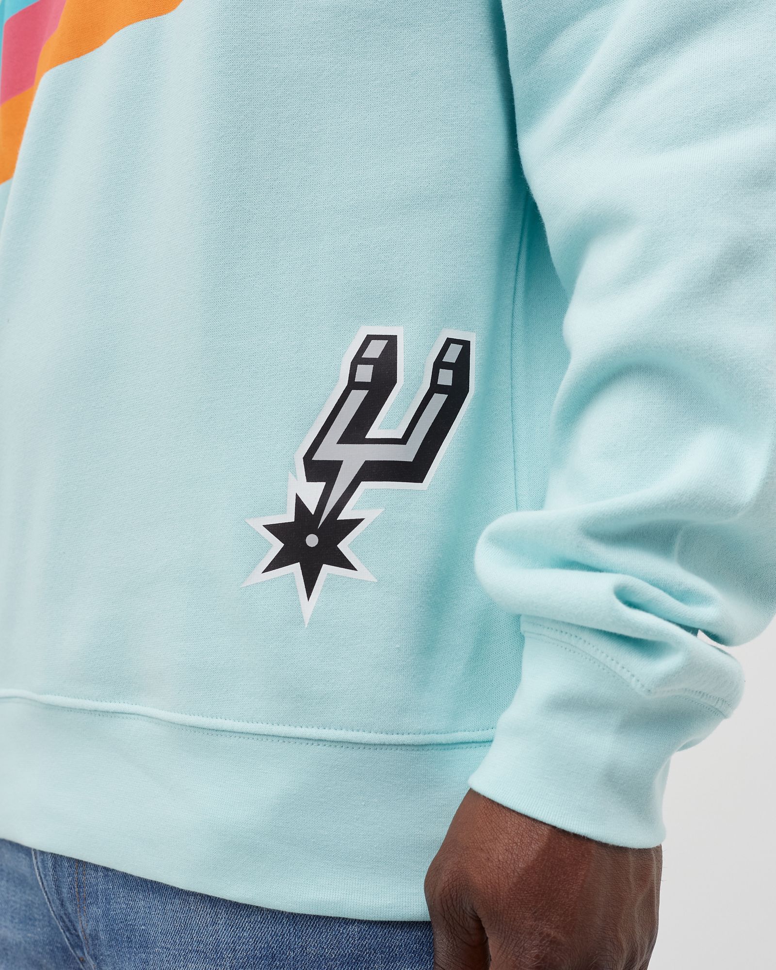 NBA WARM UP PASTEL San Antonio Spurs SWEATSHIRT