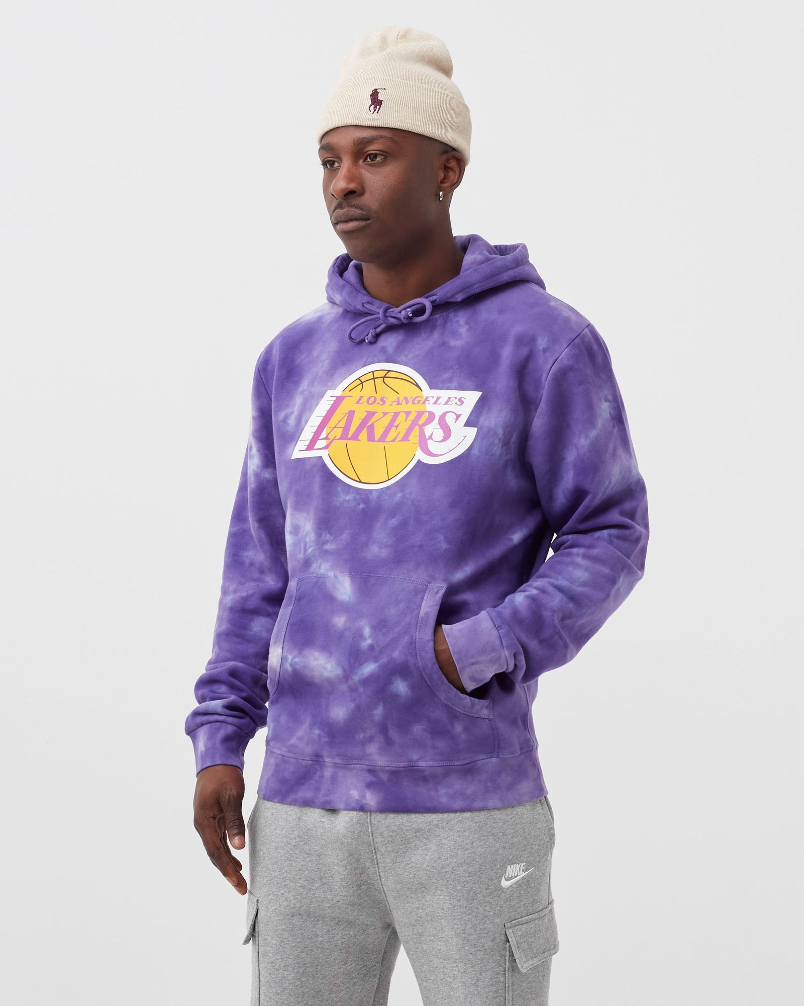 LA LAKERS TIE DYE HOODIE