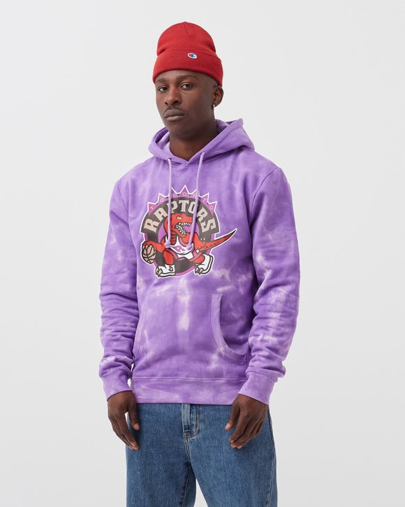 Mitchell Ness TORONTO RAPTORS TIE DYE HOODIE Purple PURPLE