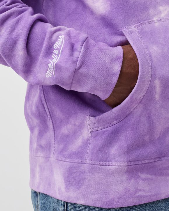 Mitchell & Ness Toronto Raptors Tie-Dye Hoodie Purple