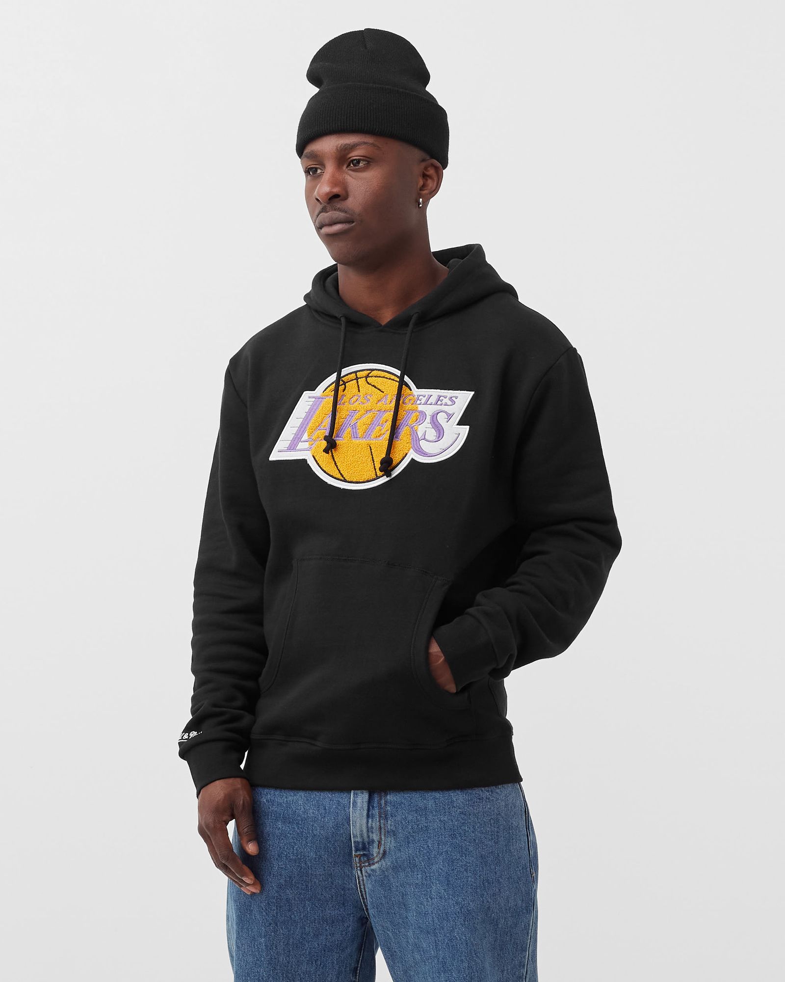 LA LAKERS CHENILLE LOGO HOODIE