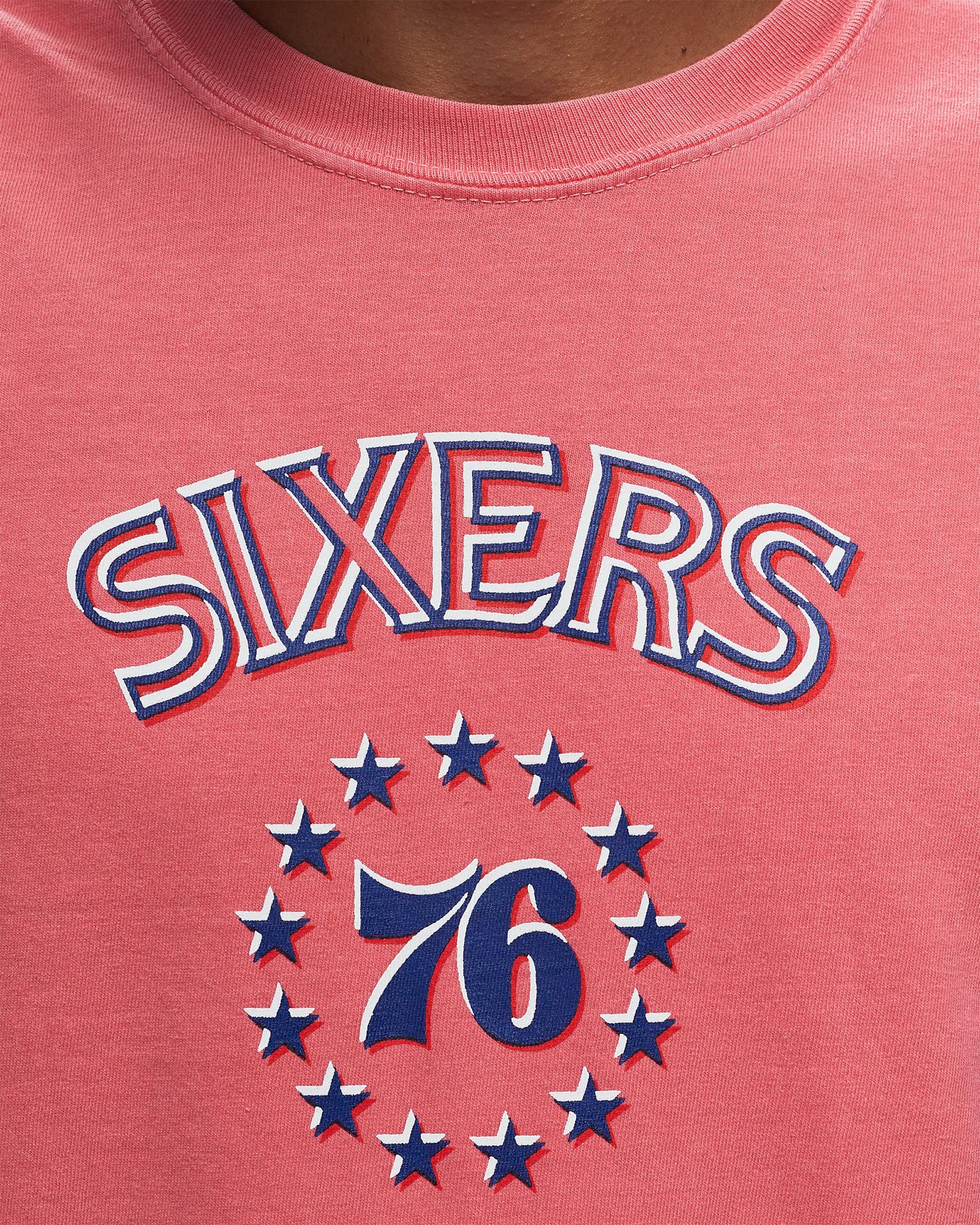 NBA S/S TEE PHILADELPHIA 76ERS GOLDEN HOUR GLAZE