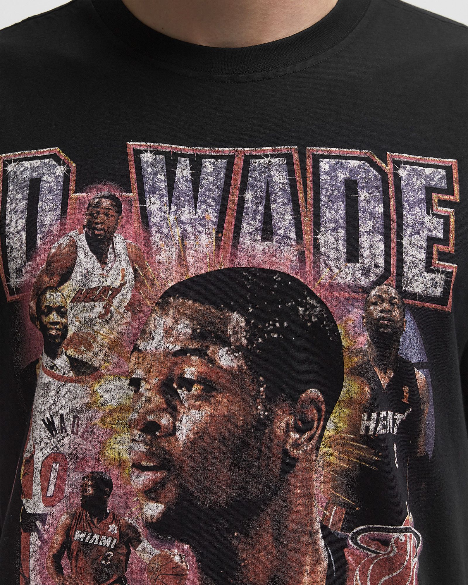 NBA VINTAGE HYPE TEE MIAMI HEAT DWYANE WADE