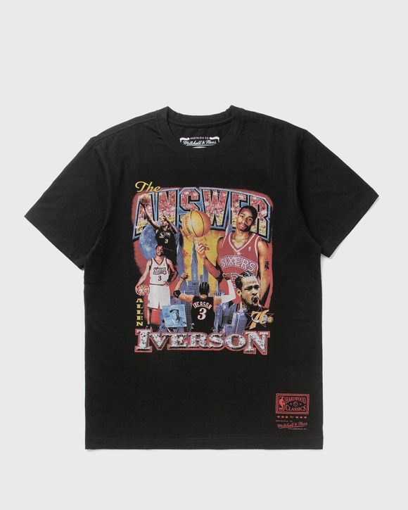 Mitchell & Ness アイバーソン Tシャツ NBA 76ERS レトロ Mitchell&Ness NBA アレン・アイバーソン 76ers Tシャツ