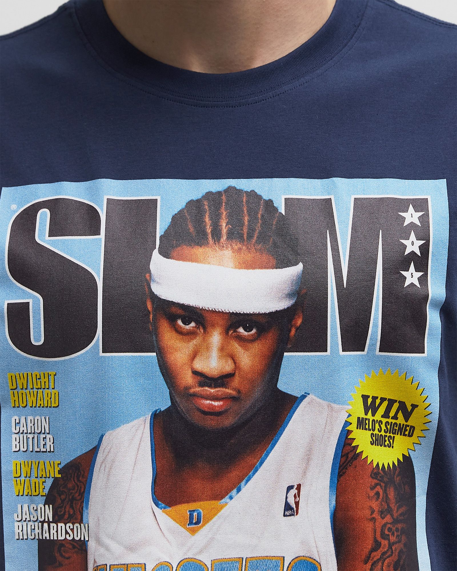 NBA SLAM TEE DENVER NUGGETS CARMELO ANTHONY
