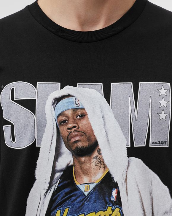 Mitchell Ness Slam Magazine Iverson Cover Black T-Shirt