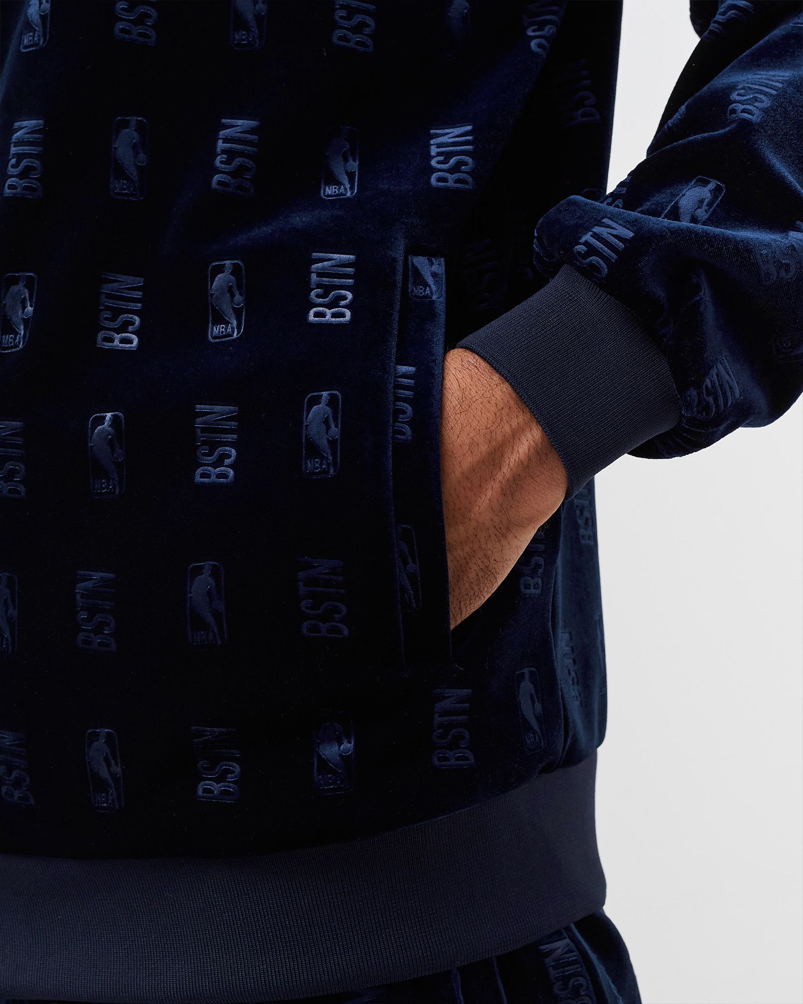 BSTN & NBA Velour Track Top