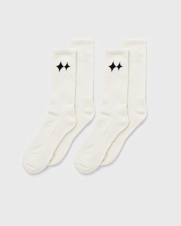 Crew Socks Women's - 3 Pack White / Jade / Sandstone / Black