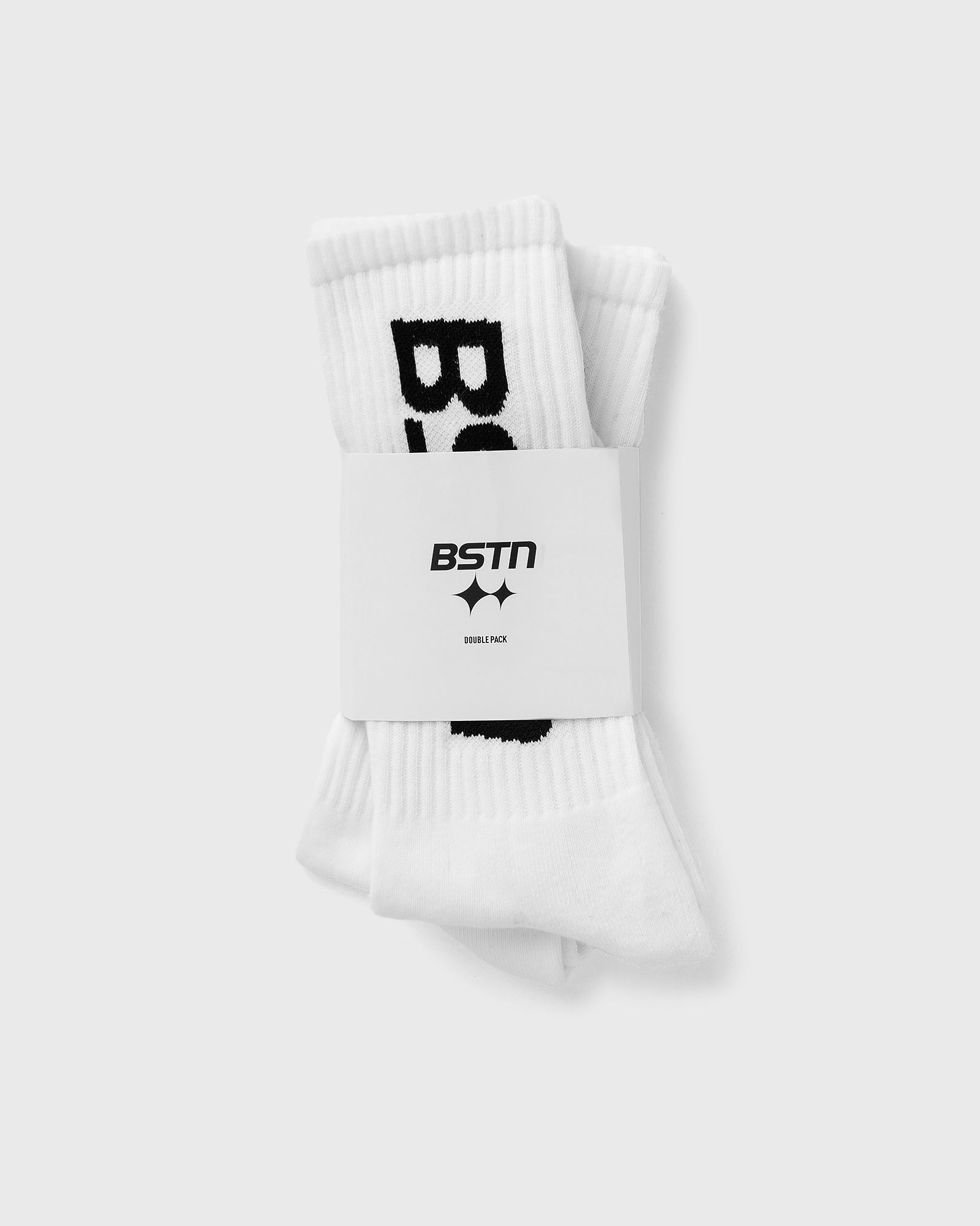 BSTN Big Logo Cushioned Crew Socks Double Pack