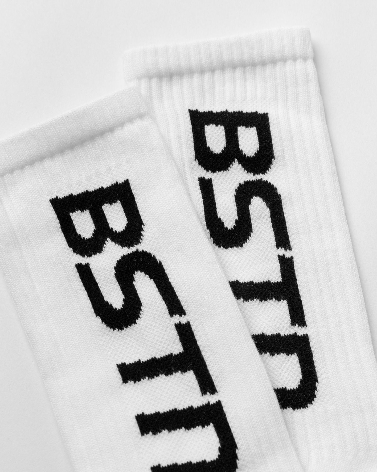BSTN Big Logo Cushioned Crew Socks Double Pack