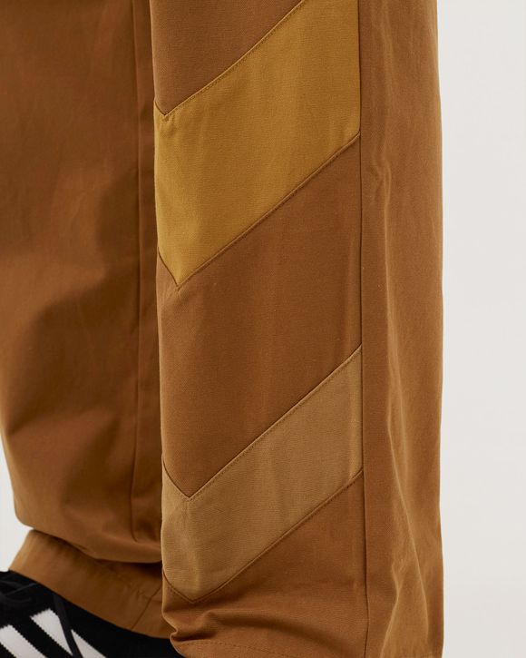 Brown warm shop up pants