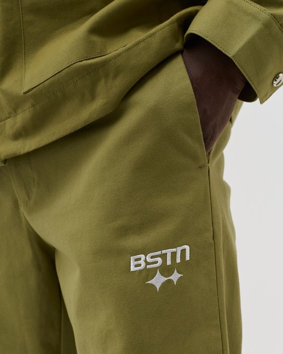 BSTN Brand Workwear Warm Up Pants Green | BSTN Store