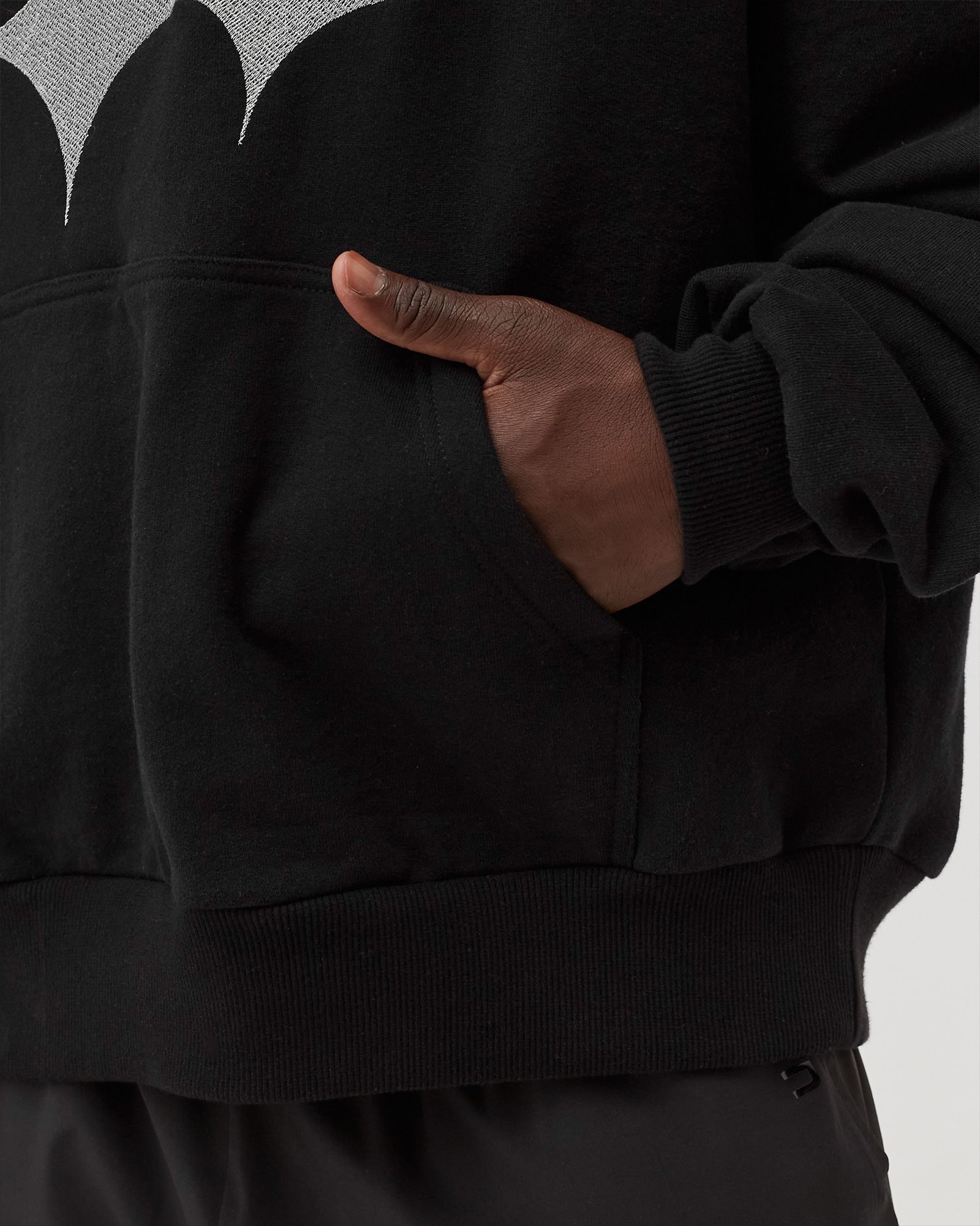 Metal Logo Oversized Heavyweight Hoody