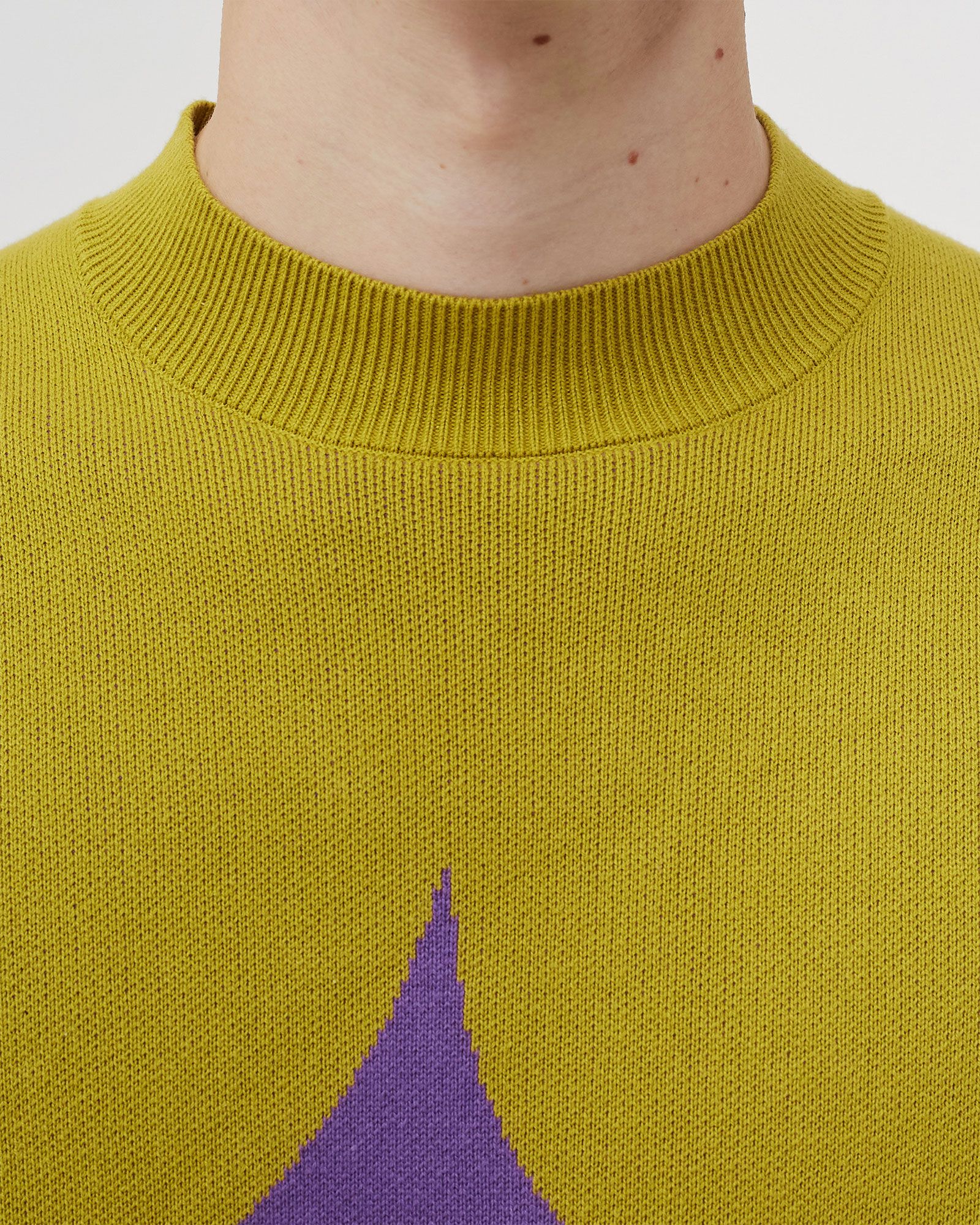 Logo Knit Mockneck
