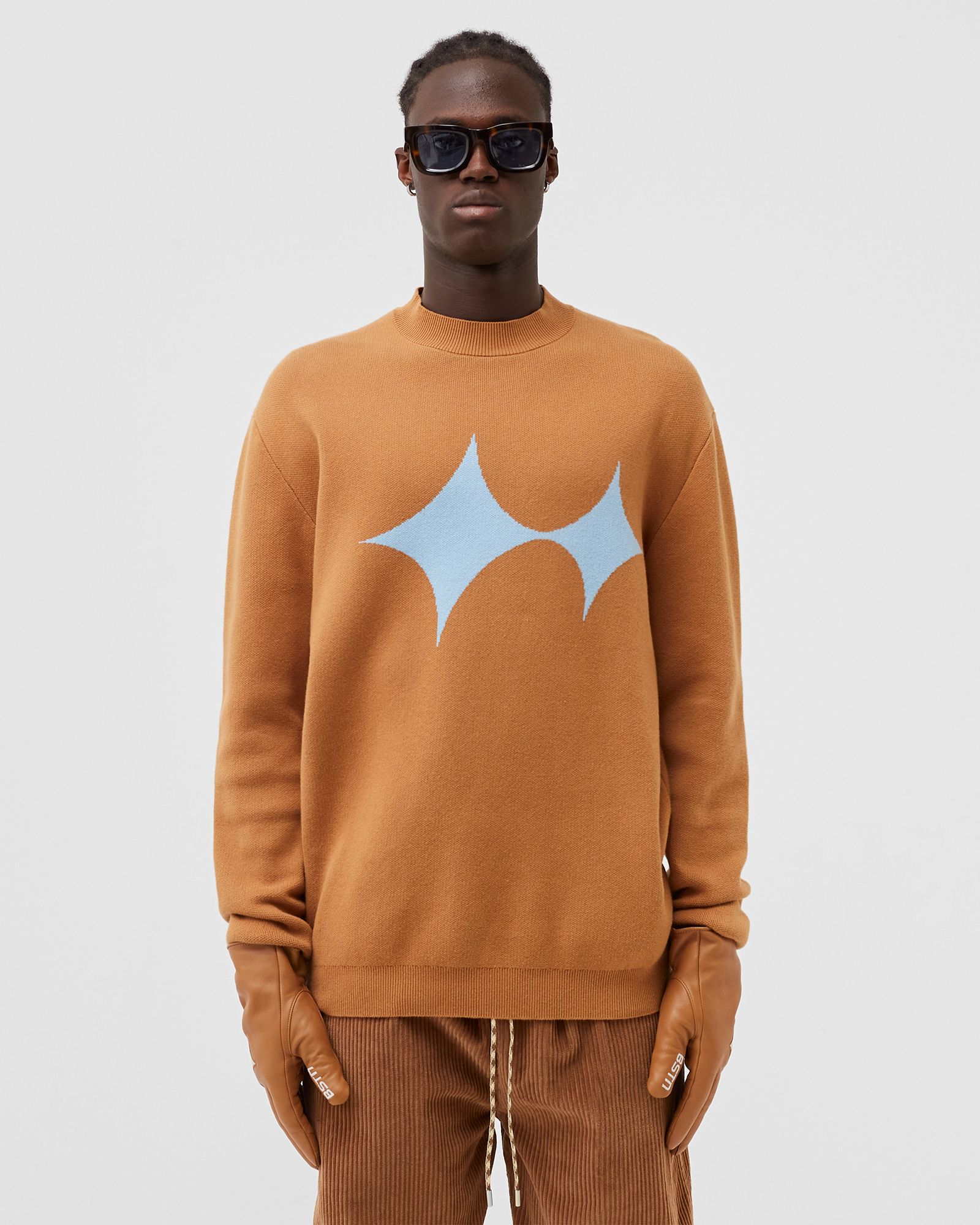 Logo Knit Mockneck