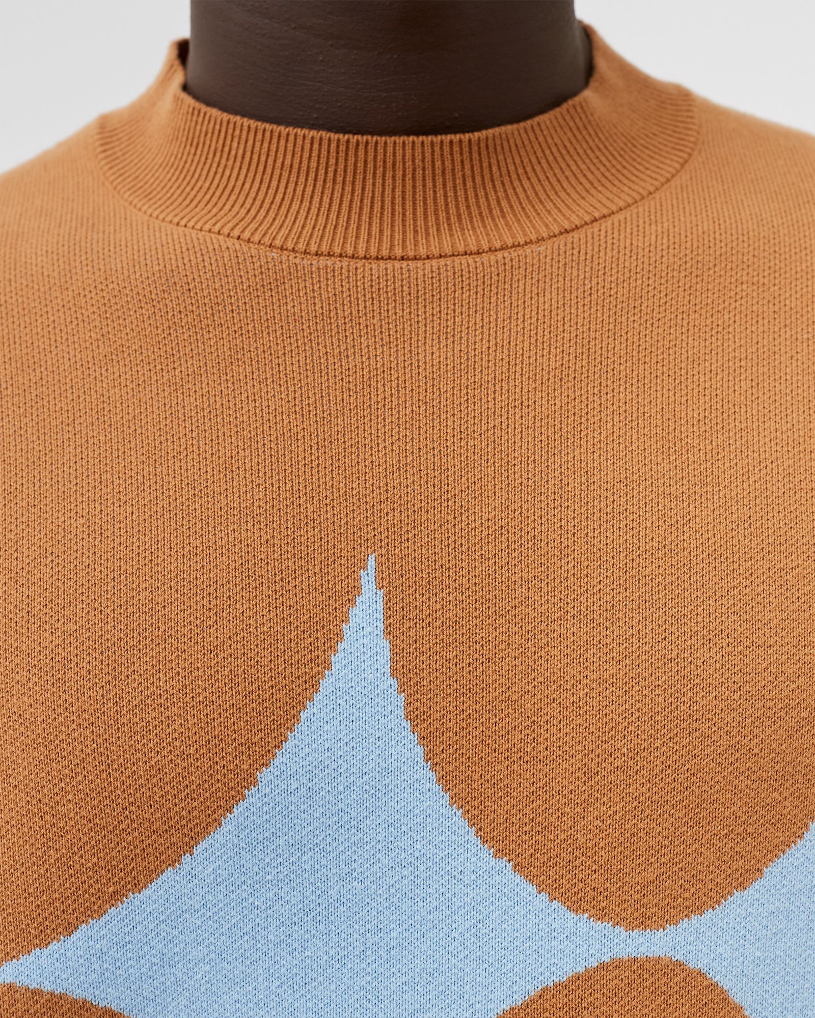 Logo Knit Mockneck