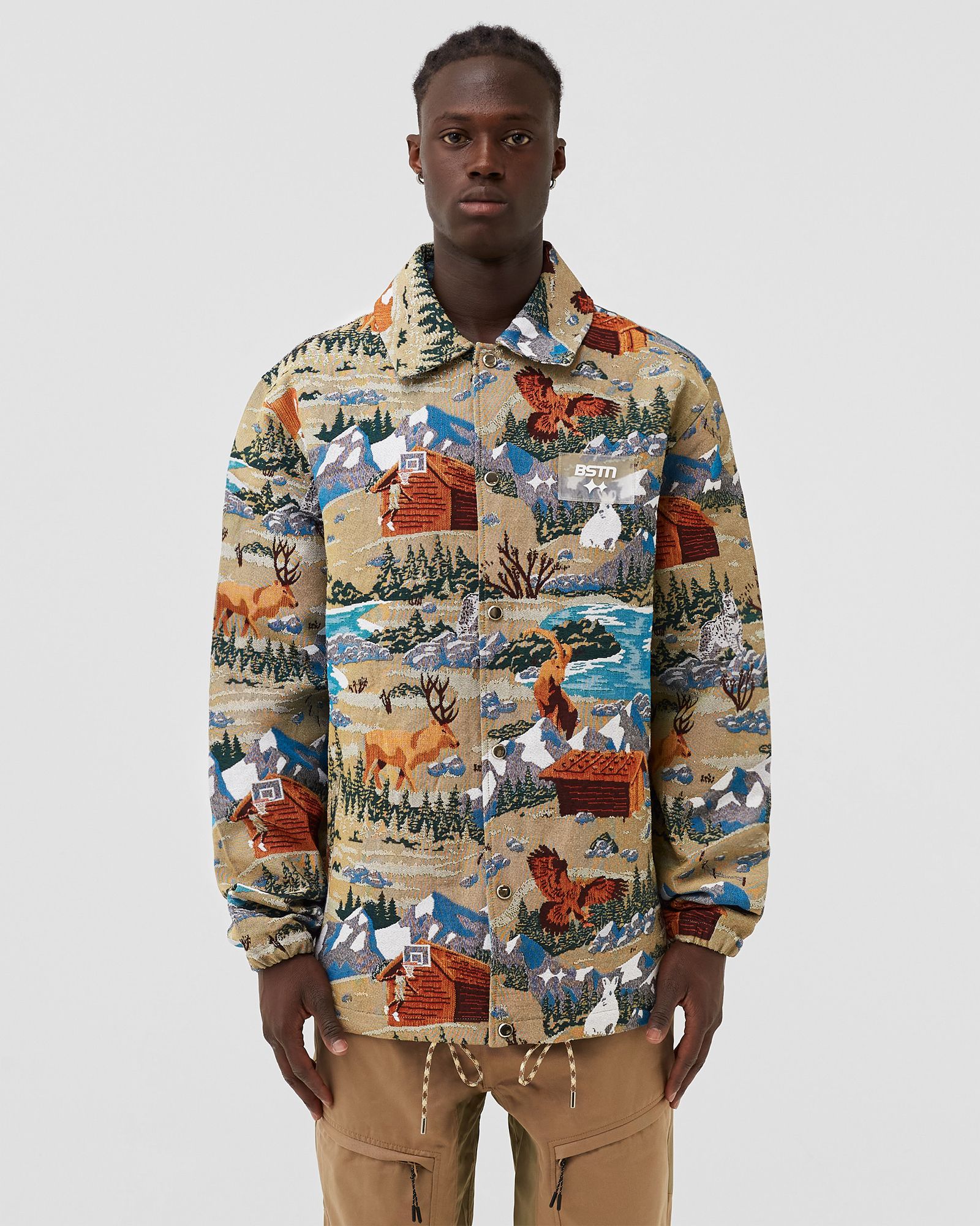 Jacquard Coach Jacket