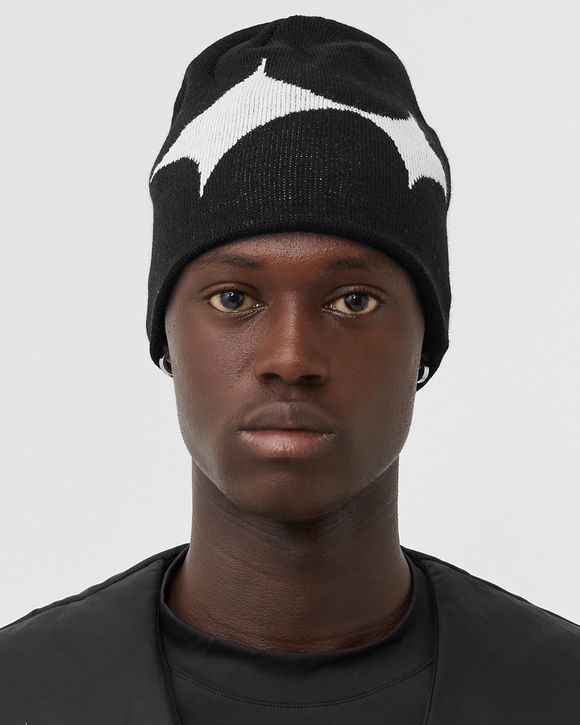 BSTN Brand Logo Skully Beanie Black - BLACK