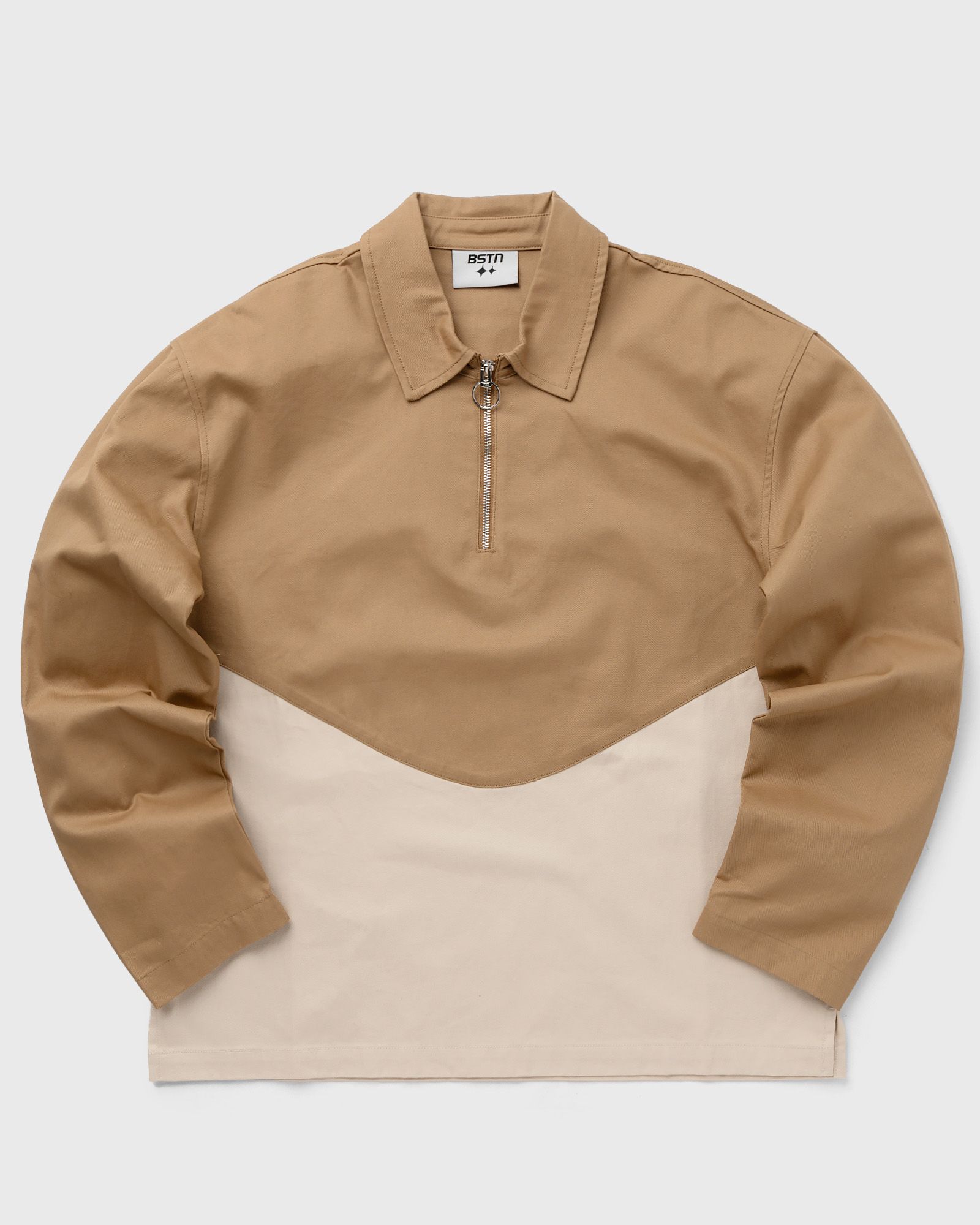 TWO-TONE HALFZIP SHIRT