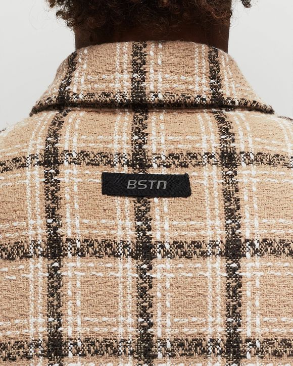 BOUCLÉ PLAID SHIRT