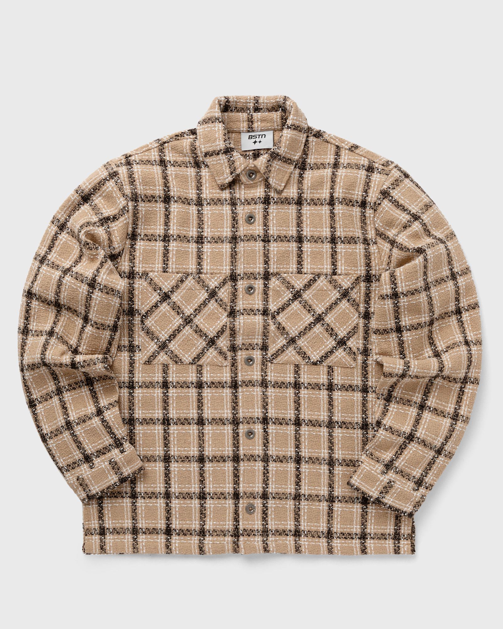 BOUCLÉ PLAID SHIRT