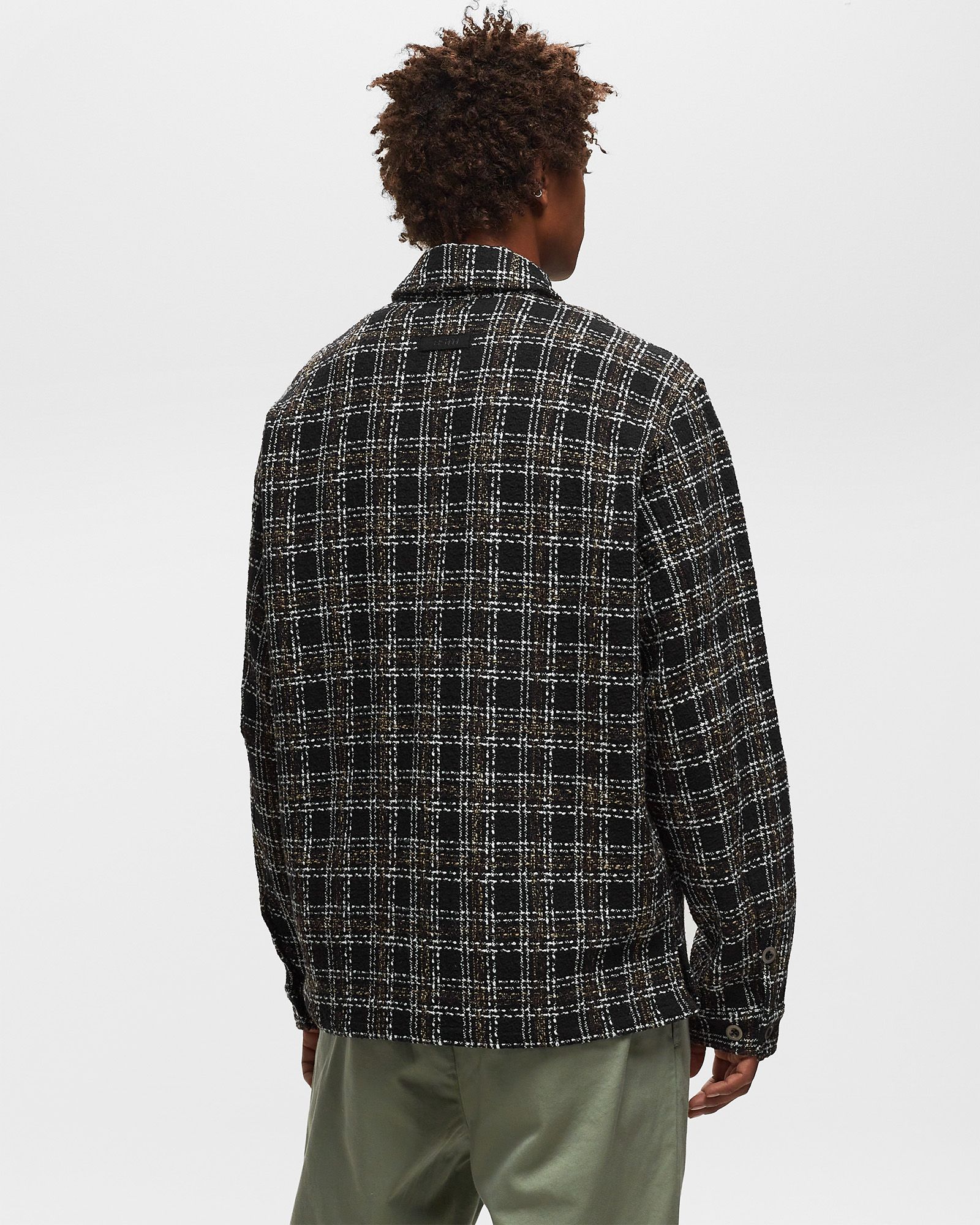 BOUCLÉ PLAID SHIRT