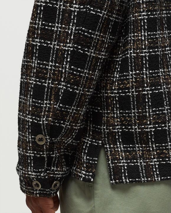 BOUCLÉ PLAID SHIRT