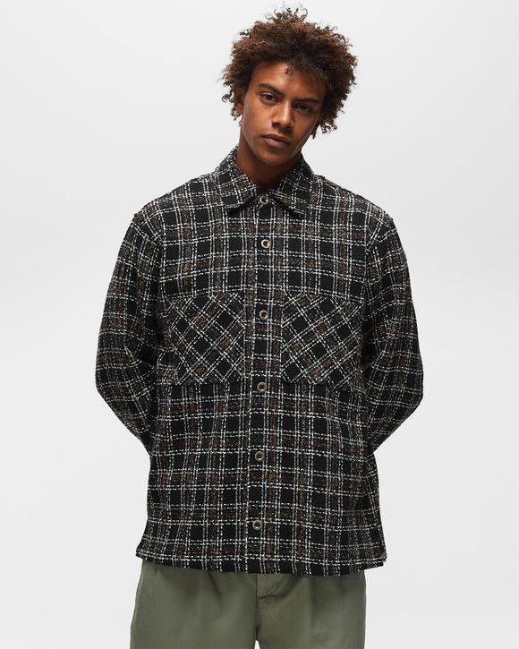 BOUCLÉ PLAID SHIRT