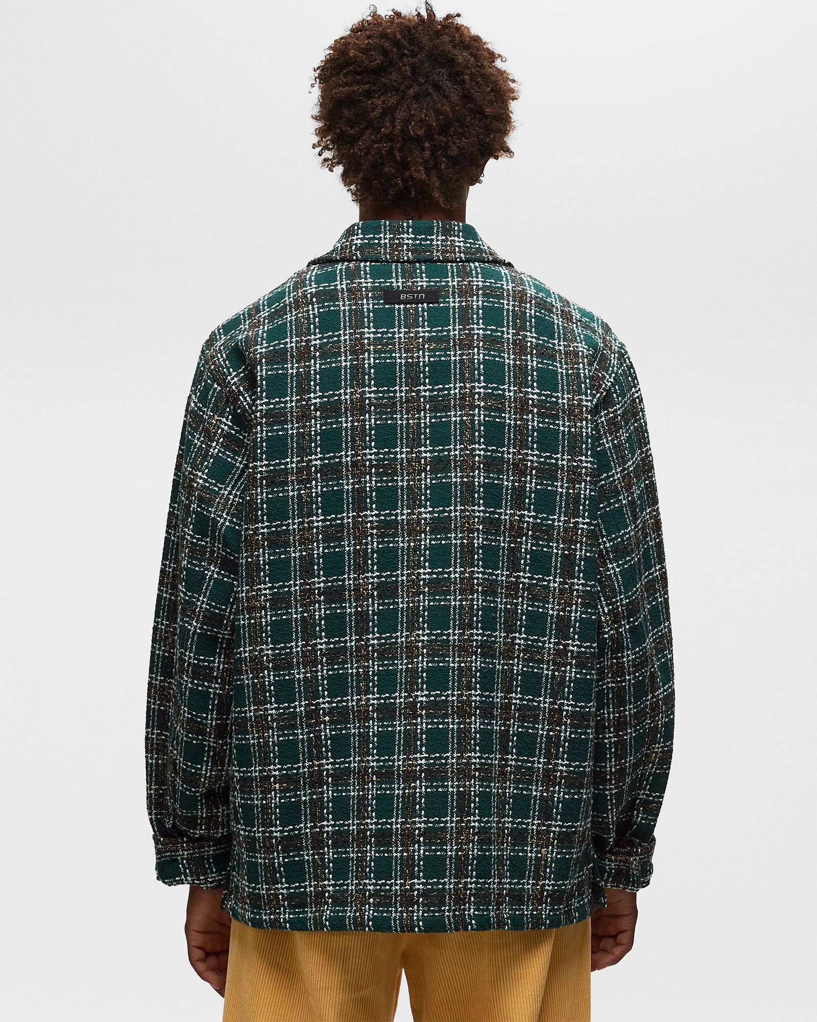 BOUCLÉ PLAID SHIRT