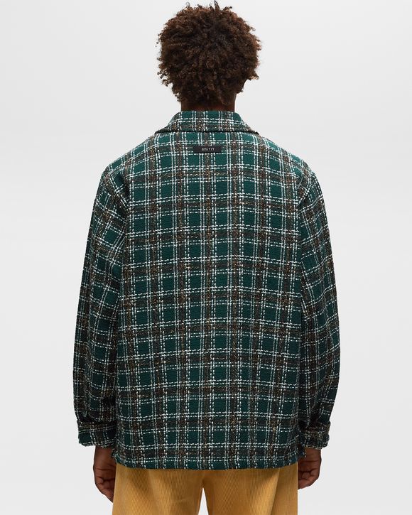 BOUCLÉ PLAID SHIRT