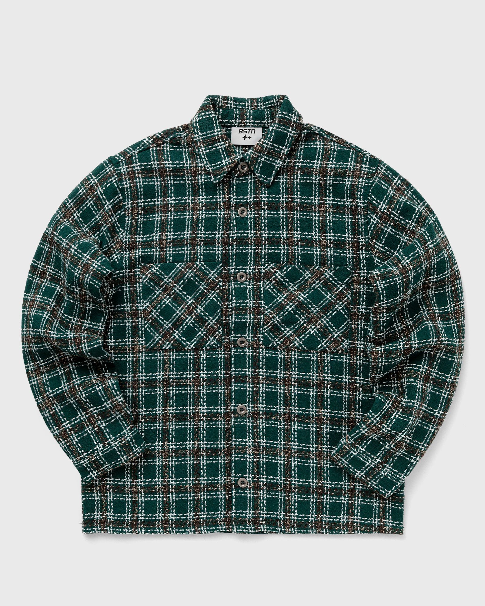 BOUCLÉ PLAID SHIRT