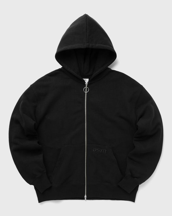 BSTN Brand OVERSIZED HEAVYWEIGHT ZIP HOODY Black | BSTN Store