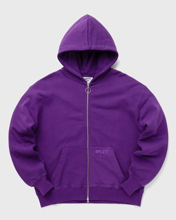 BSTN Brand OVERSIZED HEAVYWEIGHT ZIP HOODY Purple | BSTN Store