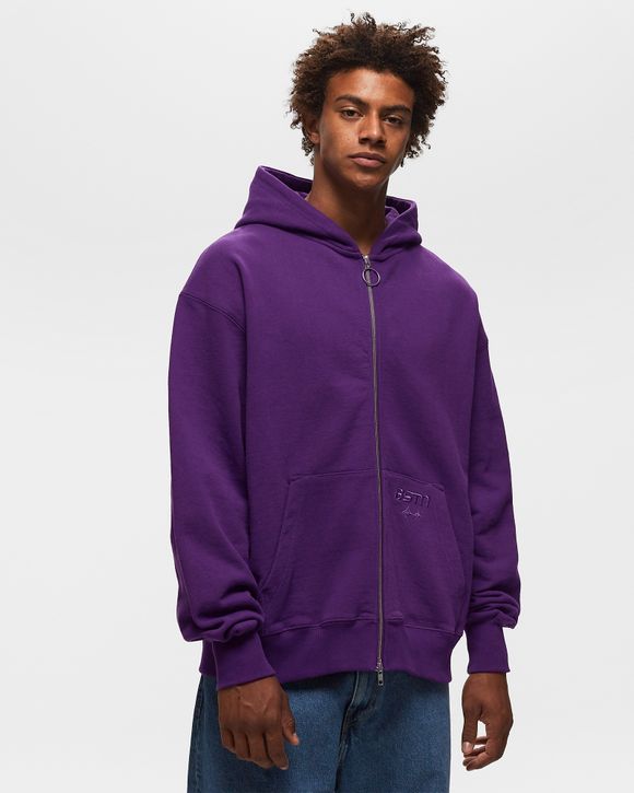 History 2 Way Zip Hoodie, Purple Brand