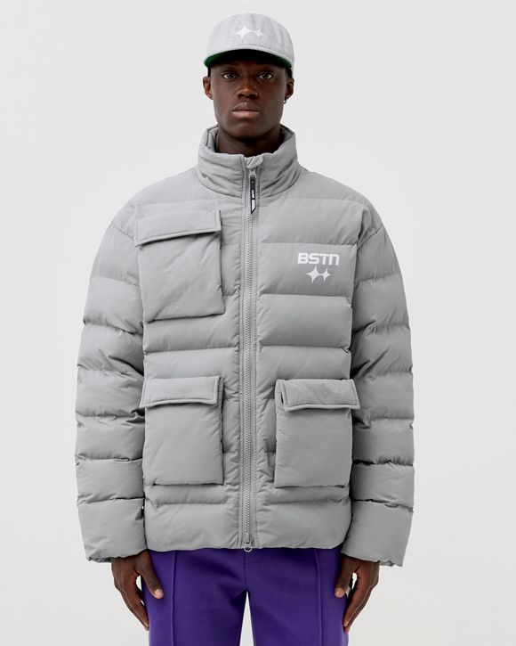 BSTN Brand Modular Puffer Jacket Grey BSTN Store