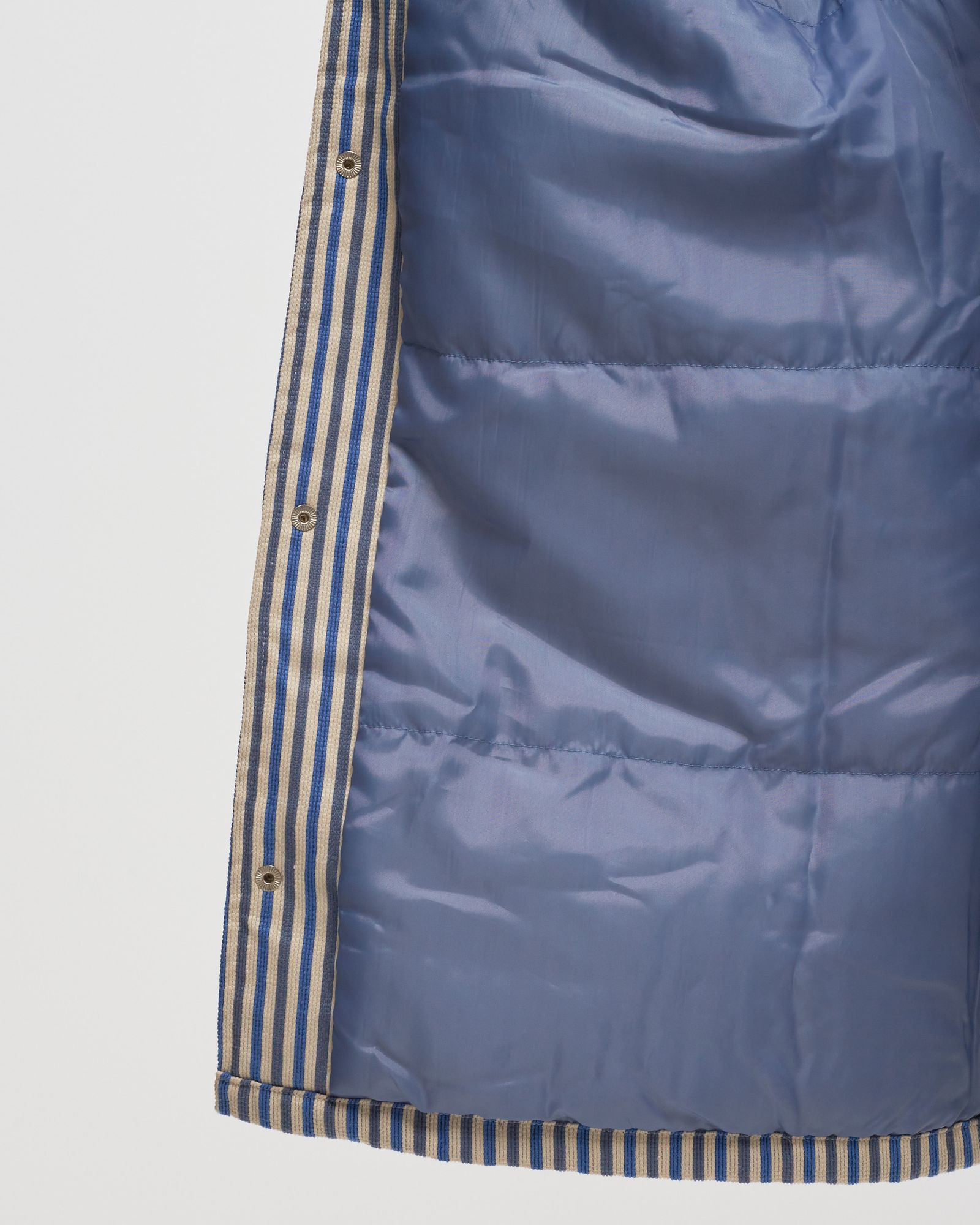 Padded Striped Overshirt