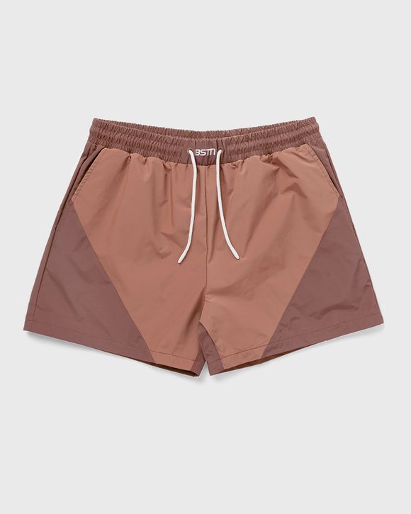 BSTN Brand Lightweight Sport Shorts Brown