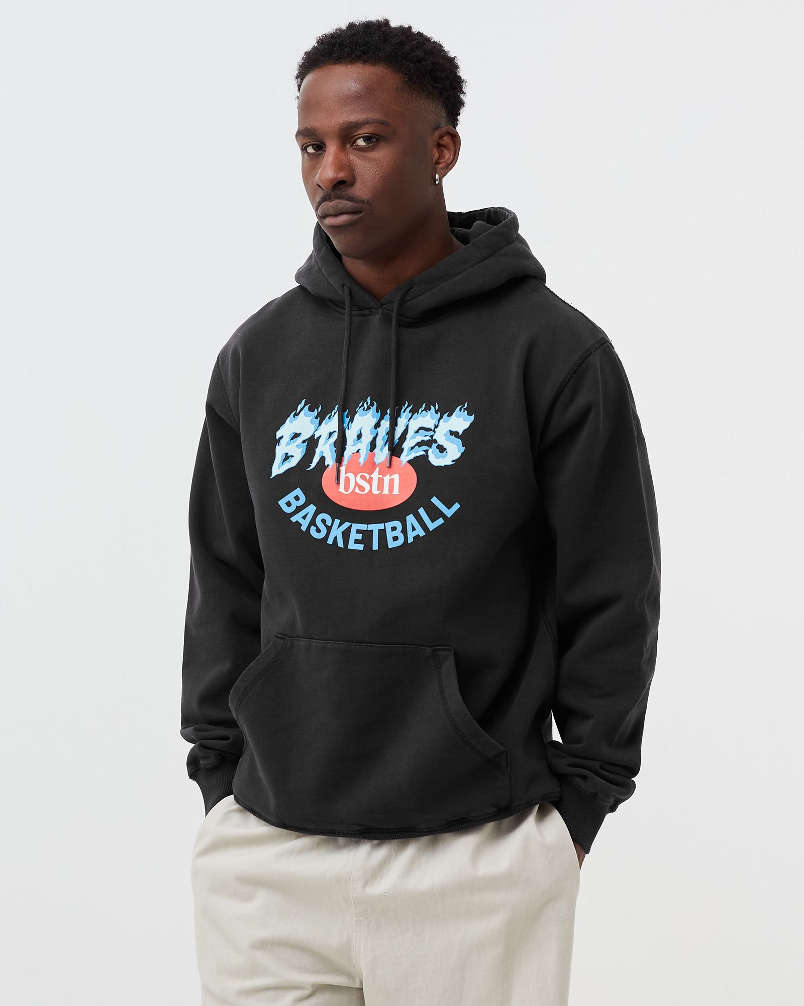 BSTN x BERLIN BRAVES Flames Logo Hoody