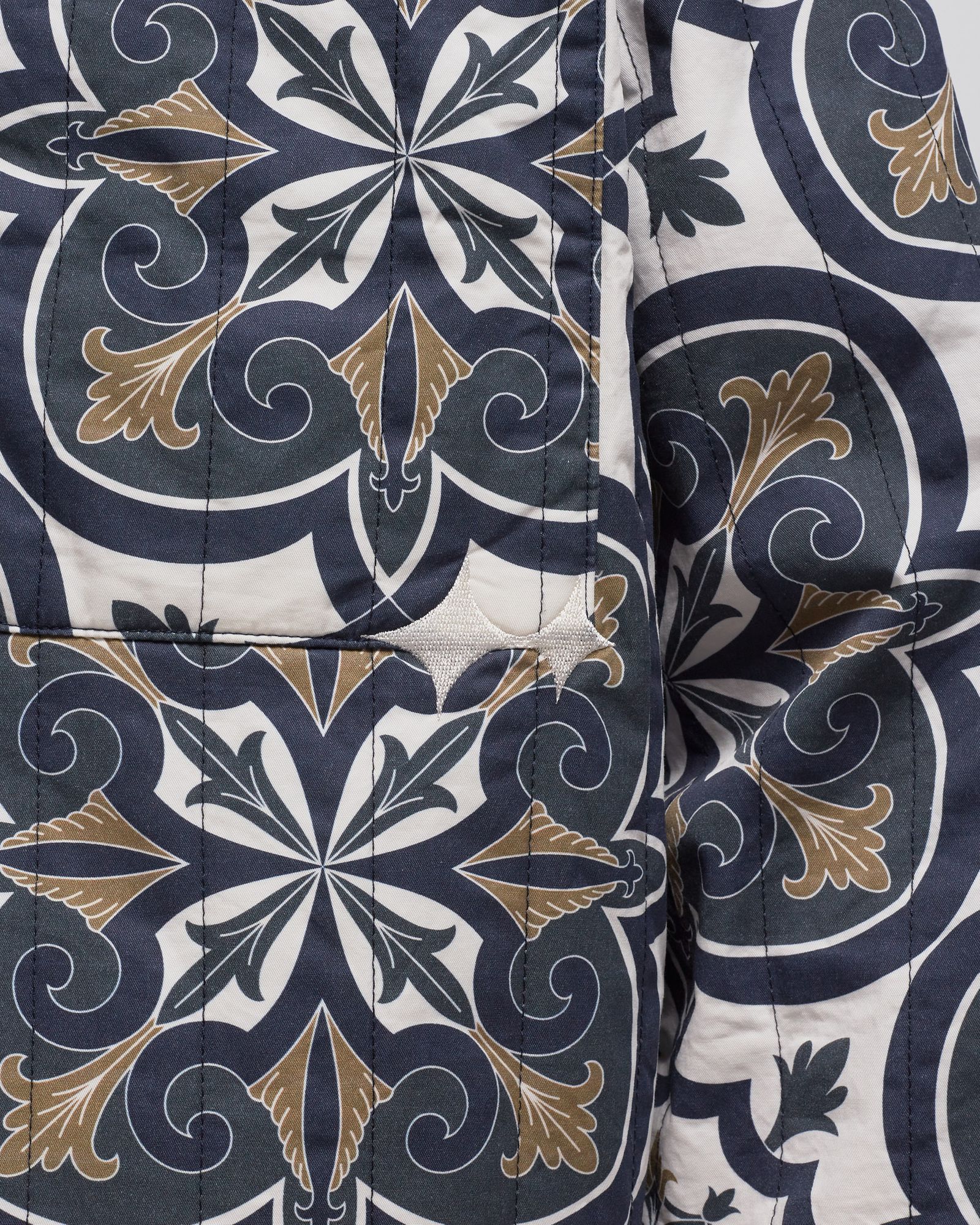 AOP Quilted Overshirt