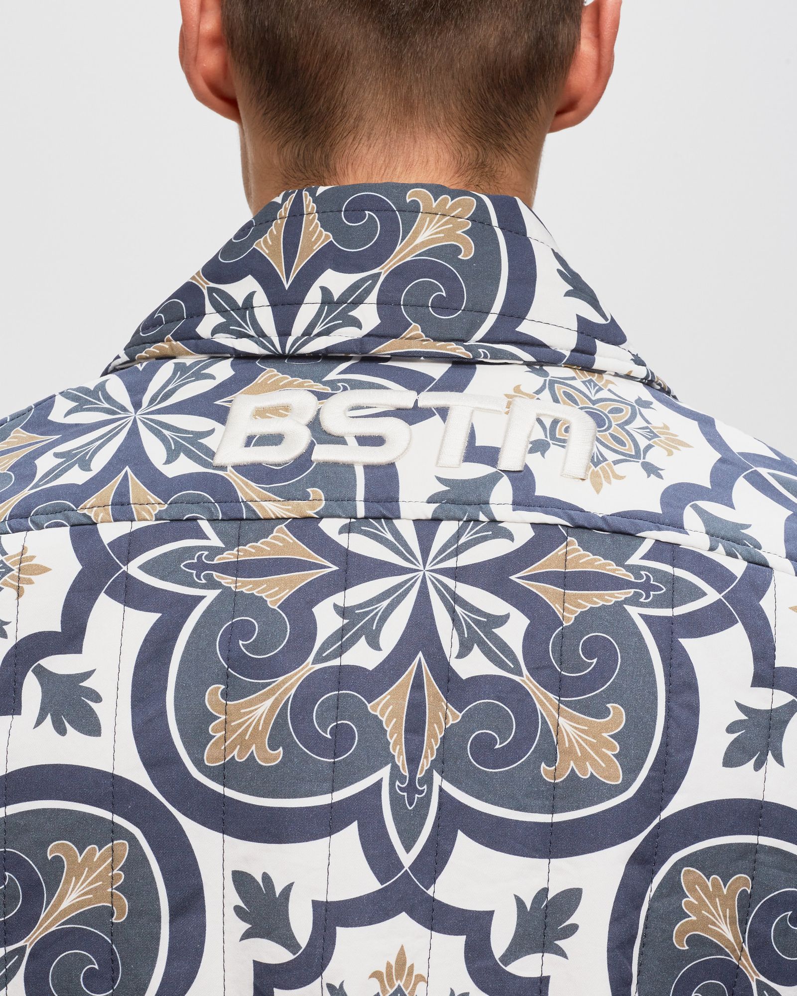 AOP Quilted Overshirt