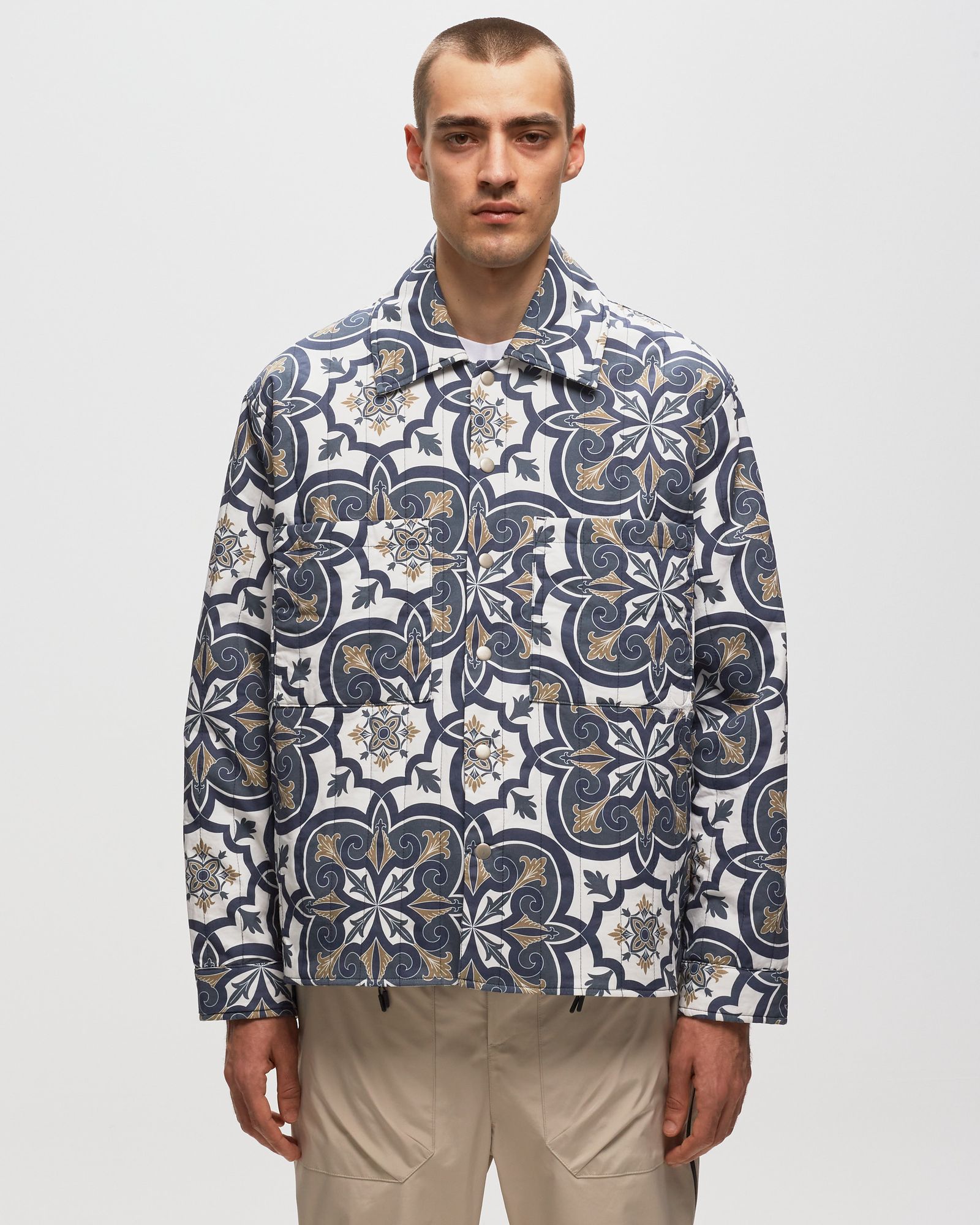 AOP Quilted Overshirt