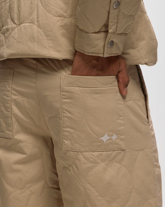 Logo Pattern Quilted Shorts